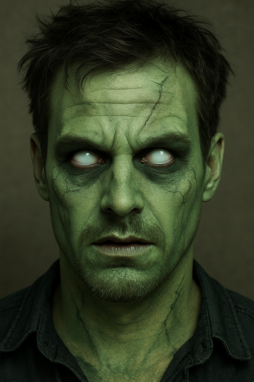 Lenti a Contatto White Effetto Cieco - Halloween