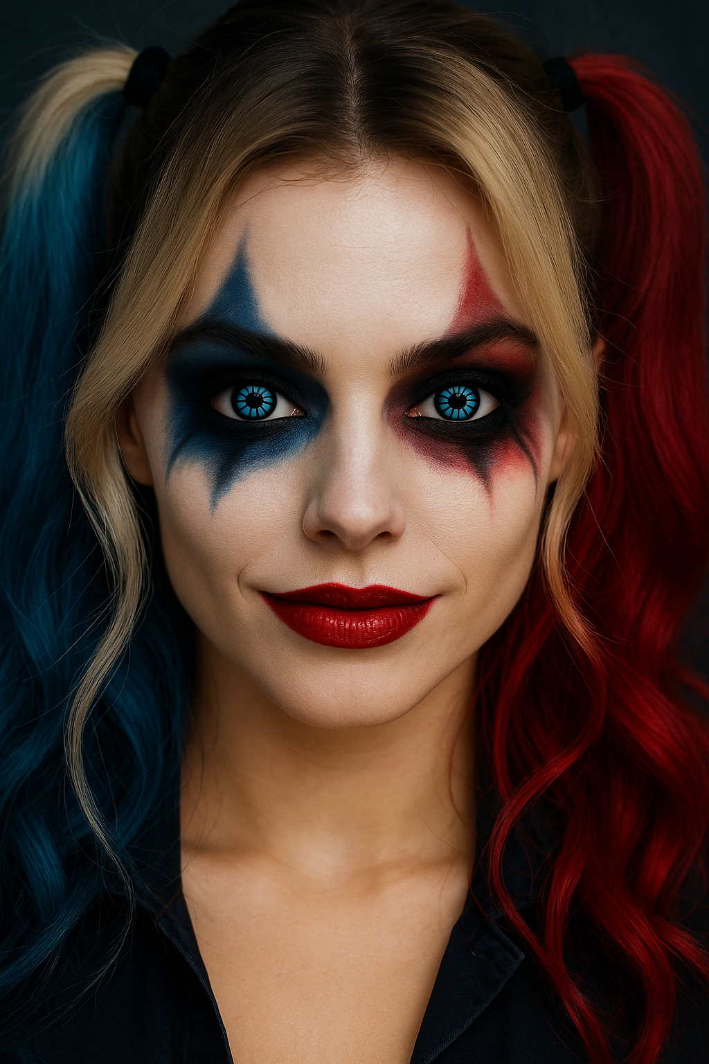 Lenti a Contatto Blu/Zoom In - Halloween