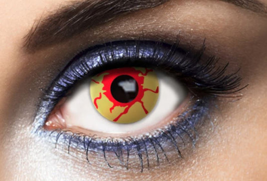 Lenti a contatto Gialle/Virus Halloween